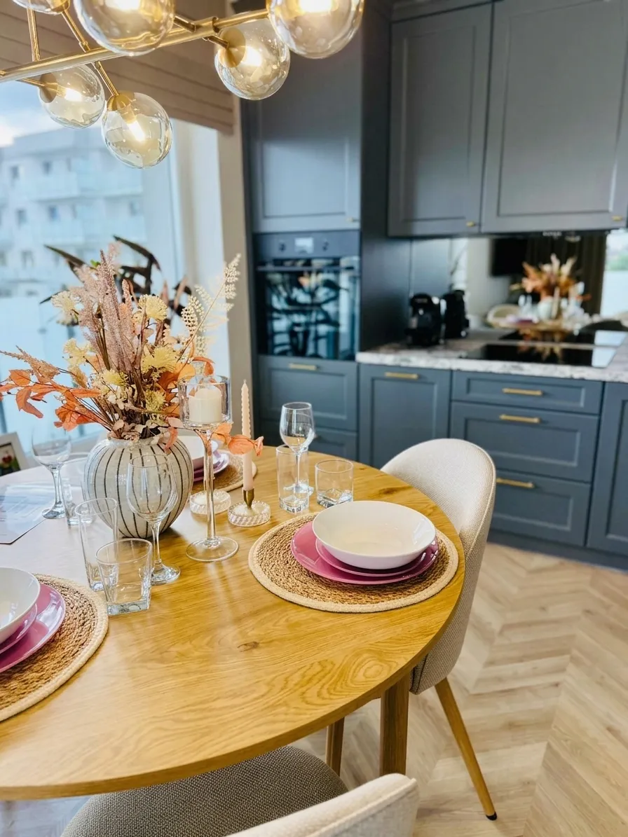 Jadalnia w Apartamencie Hutnicza