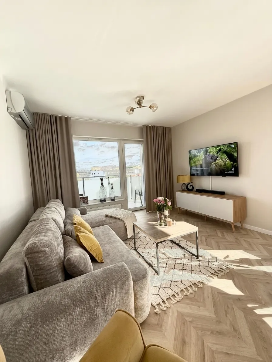 Wnętrze apartamentu Charlotte Apartamenty w Bolesławcu