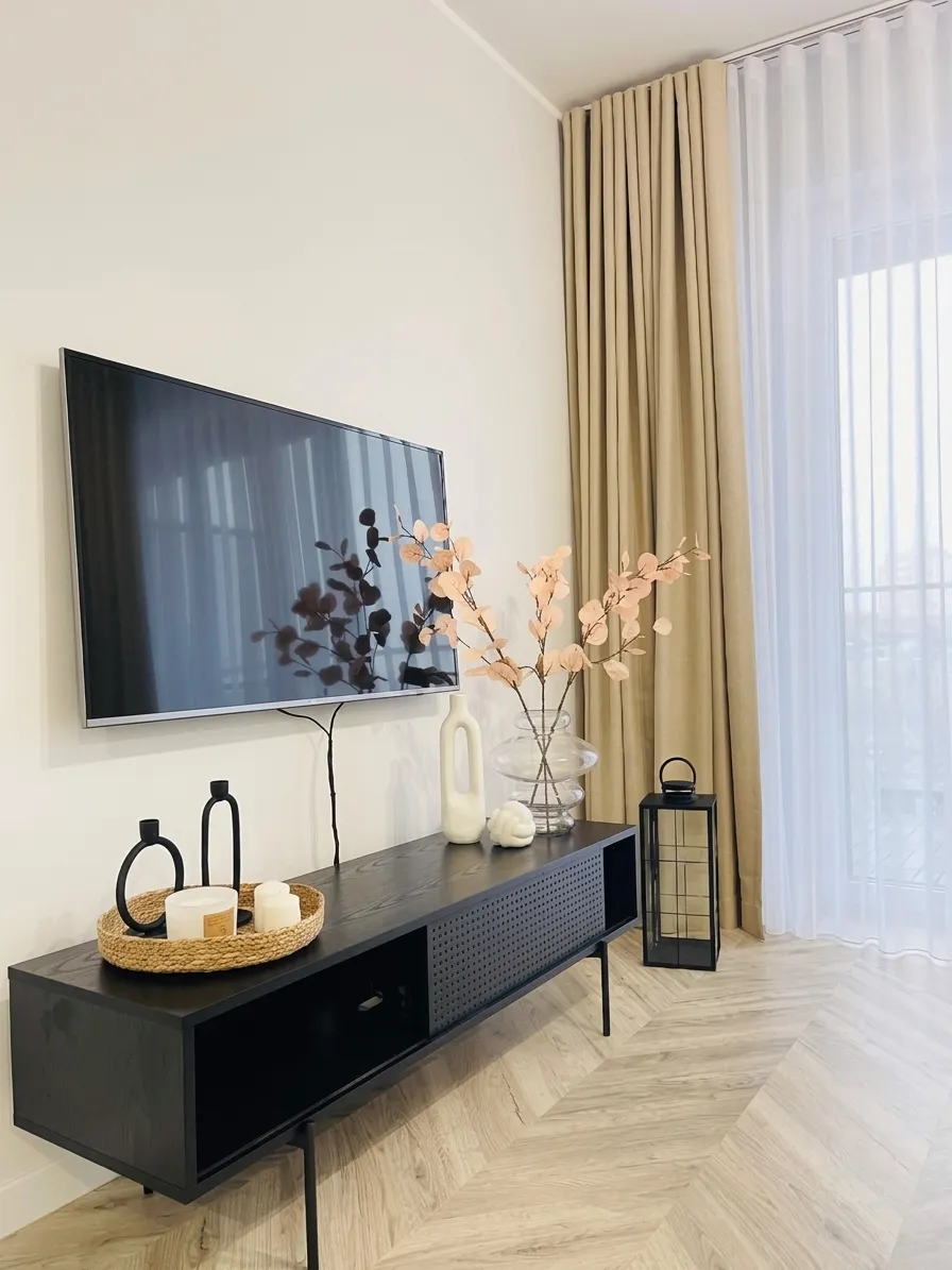 Salon w Apartamencie Staroszkolna